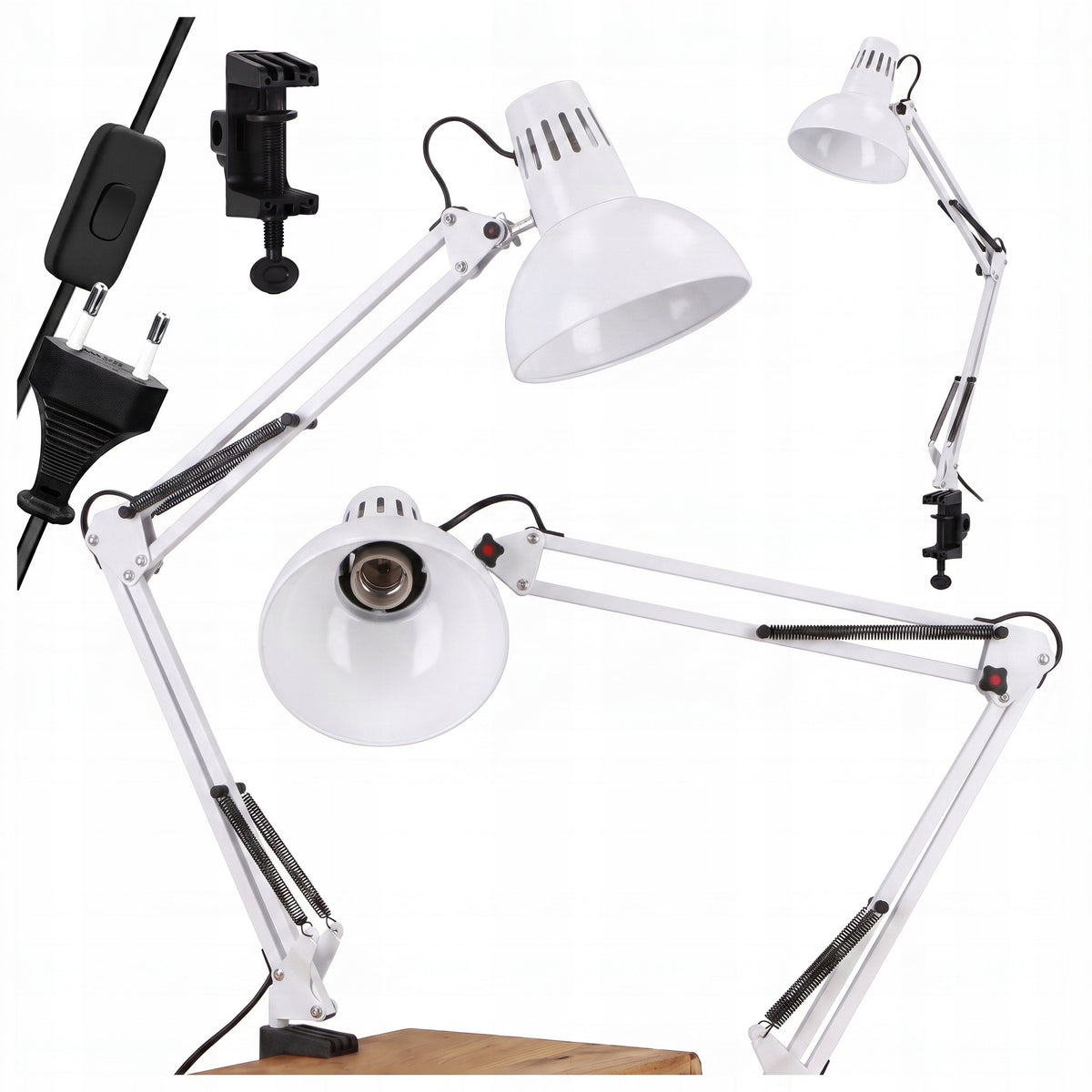 Stolní lampa E27, nastavitelná