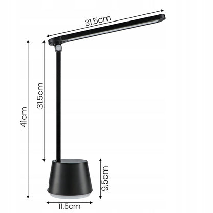 LED stolní lampa 10 W, s dotykovým ovládáním, stmívatelná, nastavitelná