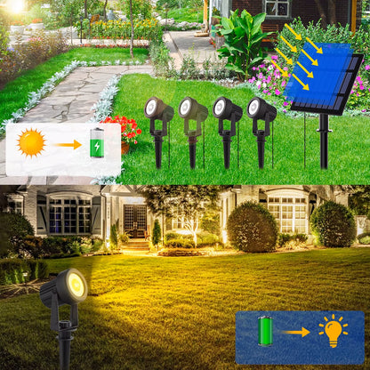 LED solární zápichové svítidlo