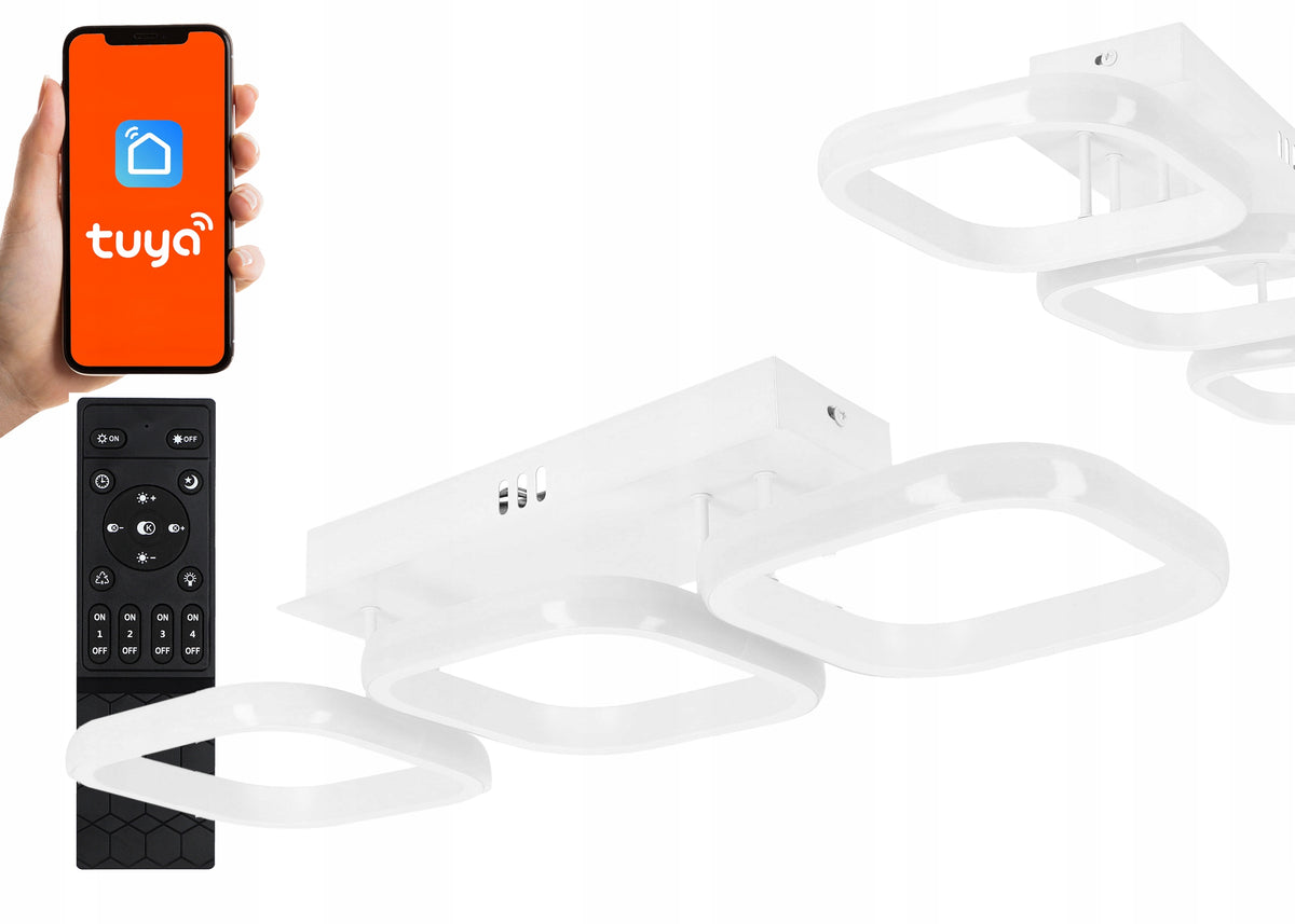 LED stropní svítidlo 66 W, 3 režimy barvy světla