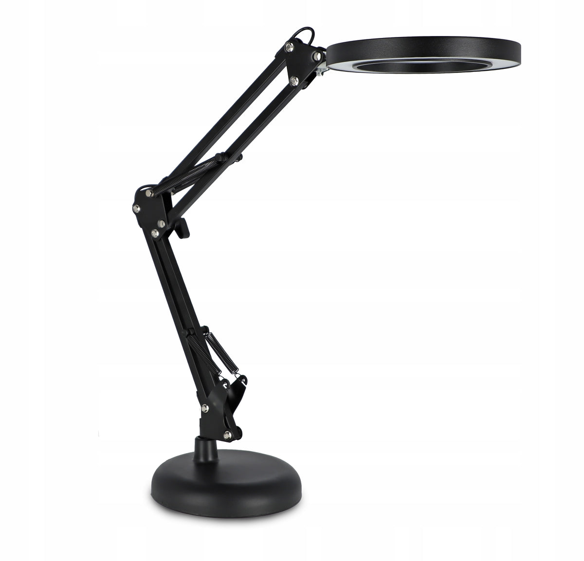 LED stolní lampa, stmívatelná, s lupou