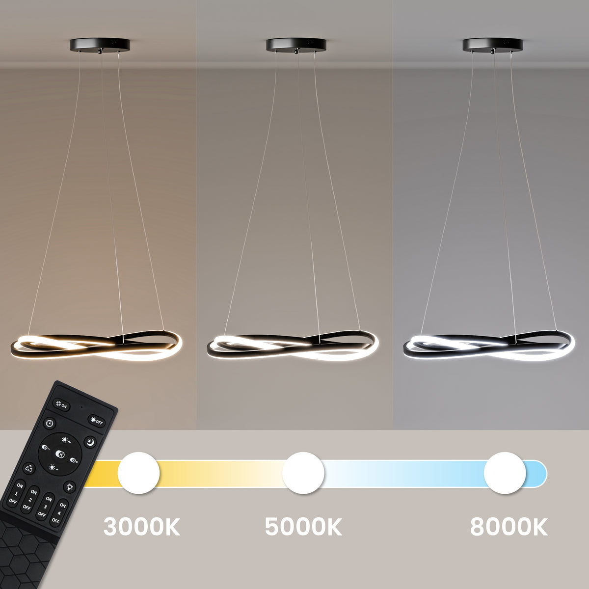 LED závěsné svítidlo 58 W