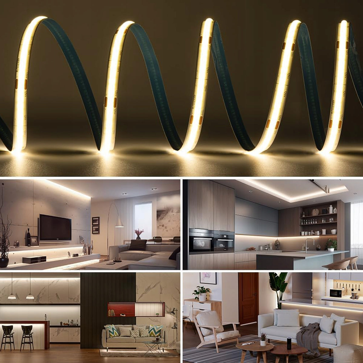 Bílý LED pásek 24 V, 13 W, 1430 lm, 1 m – neutrální bílá