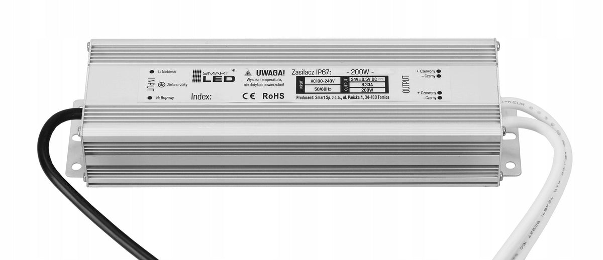 LED napájecí zdroj 12 V, 200 W, IP67