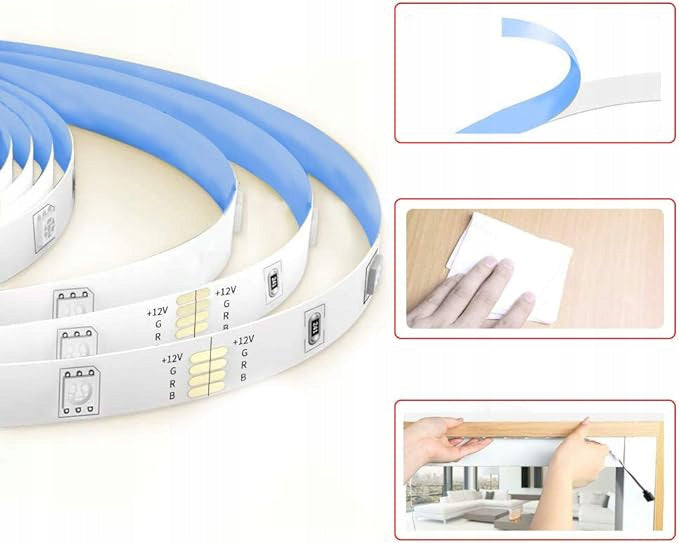 LED pásek 12 V, 50 W, 4000 lm, 5 m, IP20