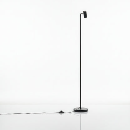 Černá stojací lampa GU10 160 cm