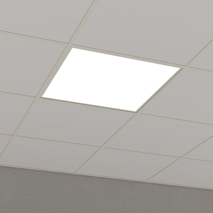Bílé stropní LED svítidlo 40 W, 6000 lm, 4000 K, 60 × 60 cm