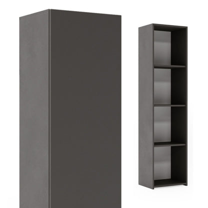 Knihovna LONI 160 × 40 cm – šedá