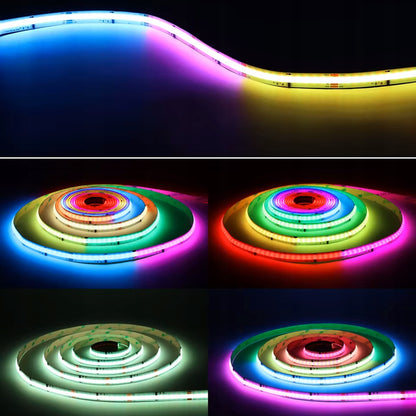 Bílý LED pásek 24 V, 5 m