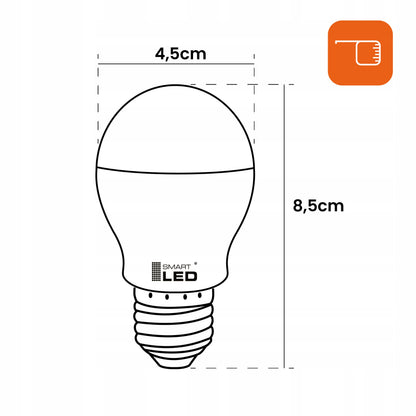 LED žárovka E27 10 W, 900 lm, 6000 K – studená bílá
