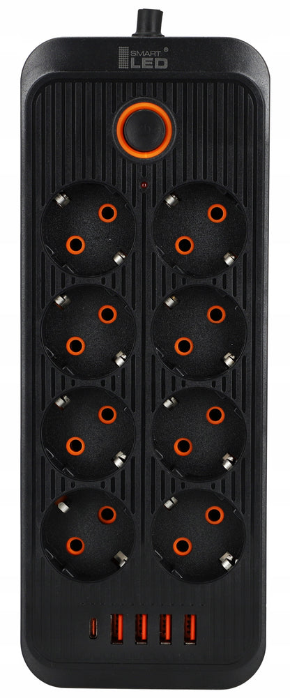 Prodlužovací kabel 230 V, 2 m, USB
