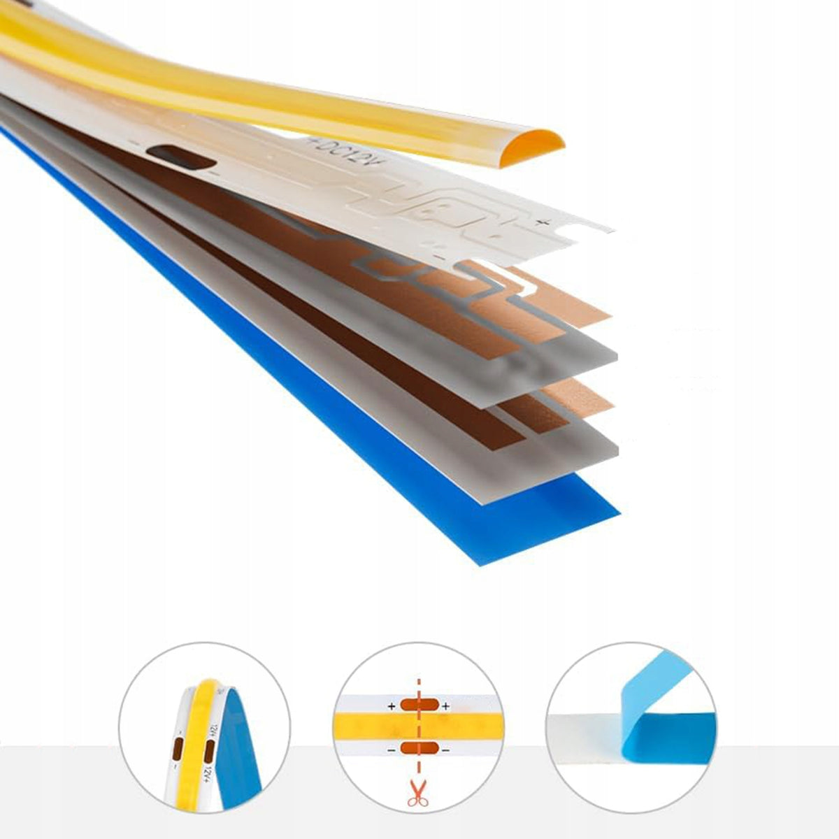 Bílý LED pásek 24 V, 13 W, 1430 lm, 1 m – neutrální bílá