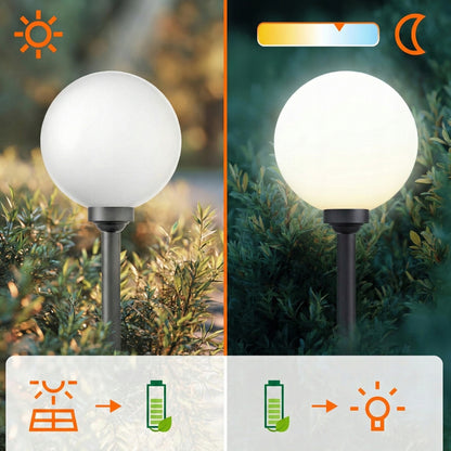 LED solární zápichové svítidlo 25 cm