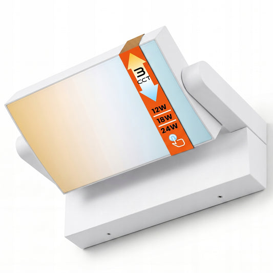 LED fasádní svítidlo 24 W, 3 režimy barvy světla