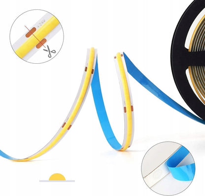 LED pásek 24 V, 65 W, 7150 lm, 5 m – neutrální bílá