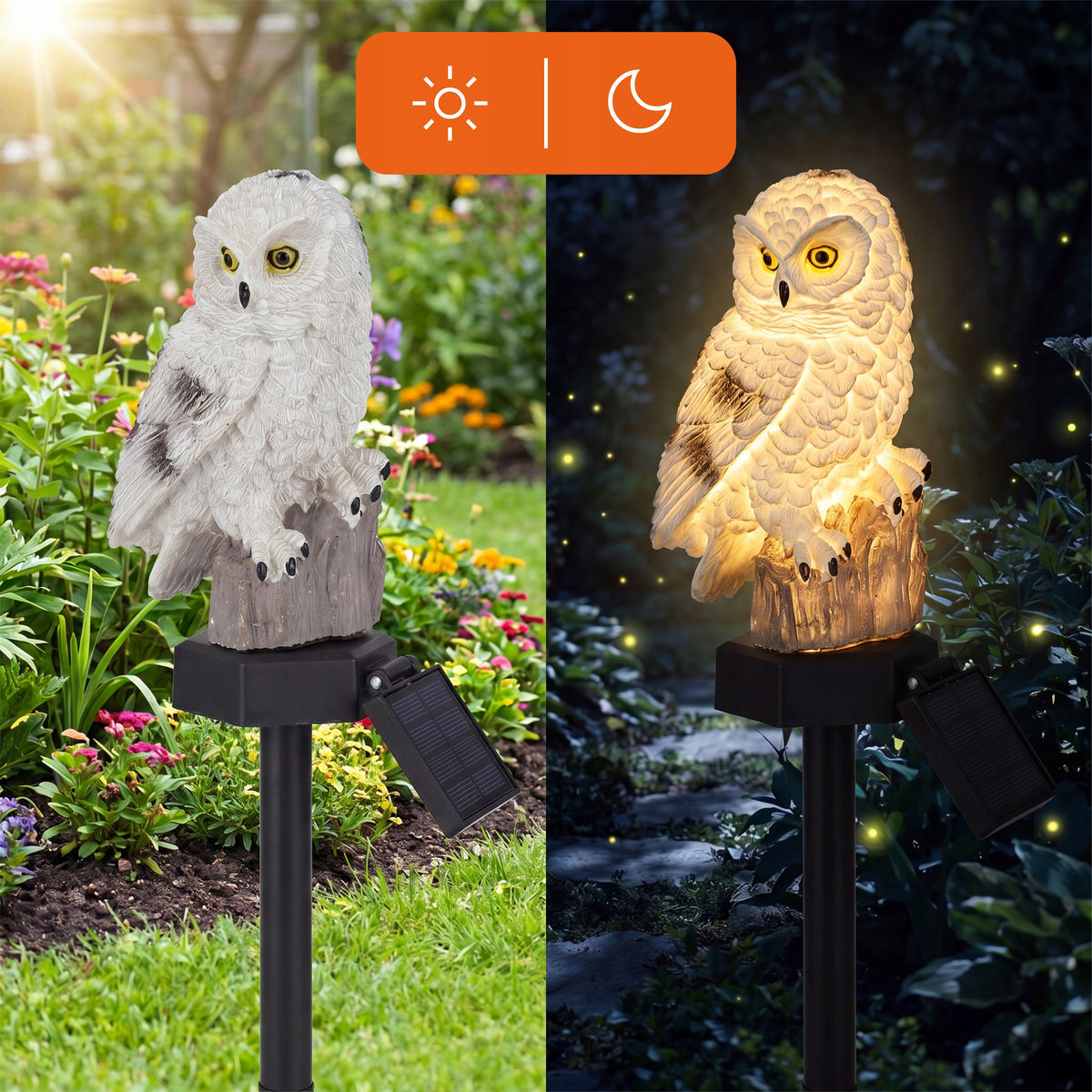 LED solární zápichové svítidlo 40 cm