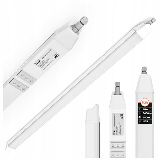Prachotěsné LED svítidlo 40 W, 6400 lm, 120 cm