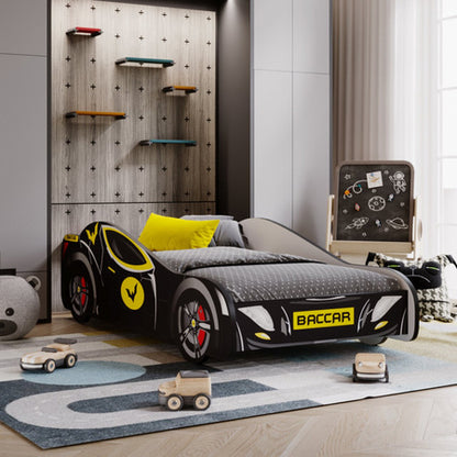 Dětská postel BATCAR 140 × 70 cm s matrací – motiv BACCAR