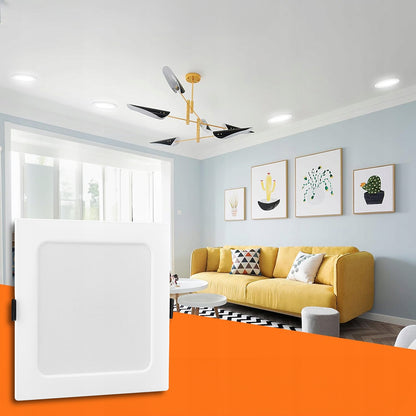 Bílý zápustný LED panel 6 W