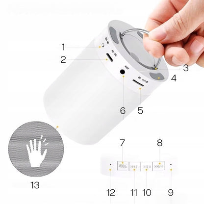 LED stolní lampa, s dotykovým ovládáním