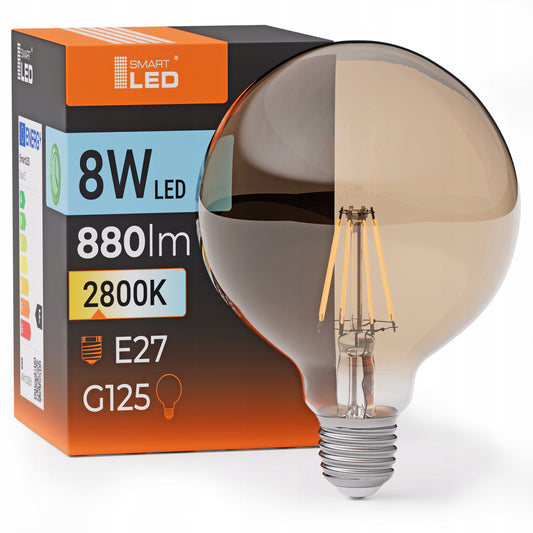 LED žárovka E27 8 W, 880 lm, 2800 K – teplá bílá