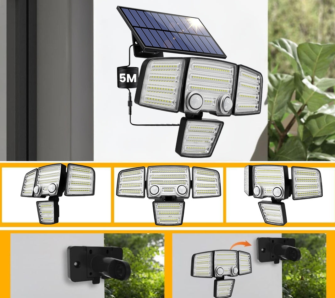 Solární LED reflektor