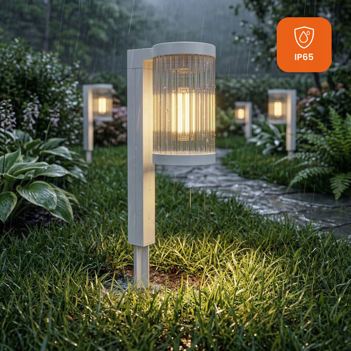 Sada 2 ks: lED solární zápichové svítidlo