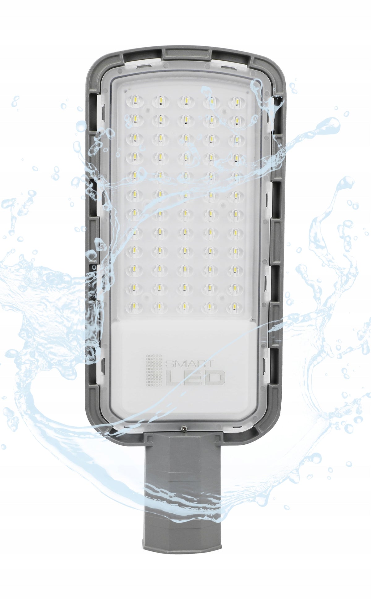 Šedé pouliční LED svítidlo 100 W, 10000 lm, IP65