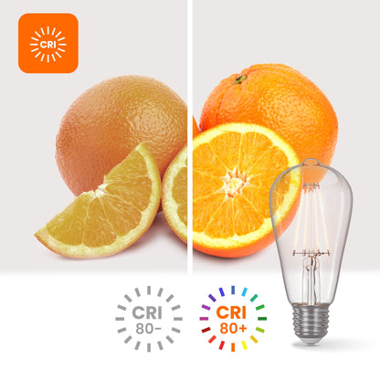 LED žárovka E27 230 V, 6 W, 660 lm, 2800 K – teplá bílá