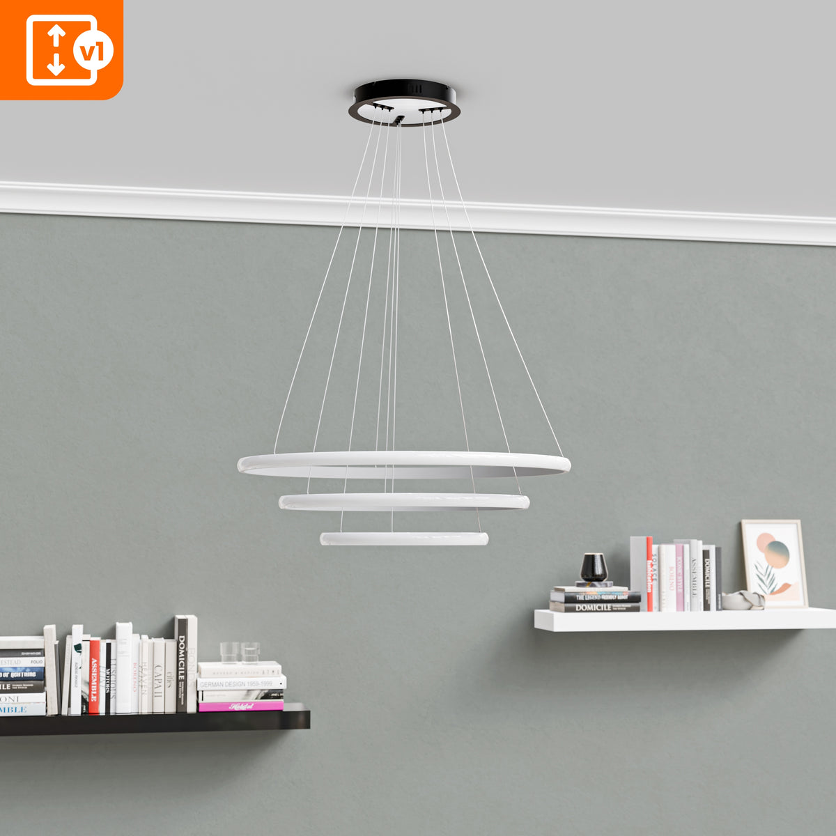 Kancelářské závěsné LED svítidlo 182 W