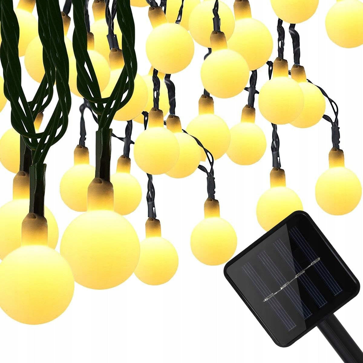 Solární světelný řetěz 6 m, IP67