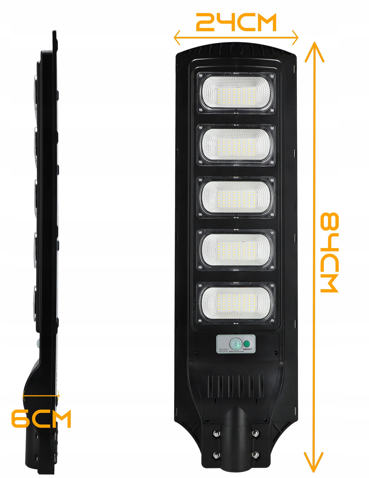 LED solární pouliční svítidlo 250 W
