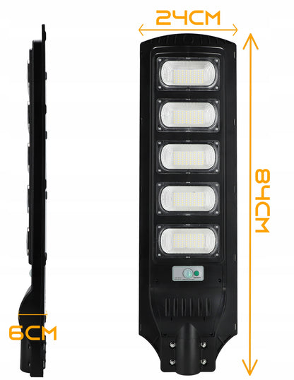 LED solární pouliční svítidlo 250 W