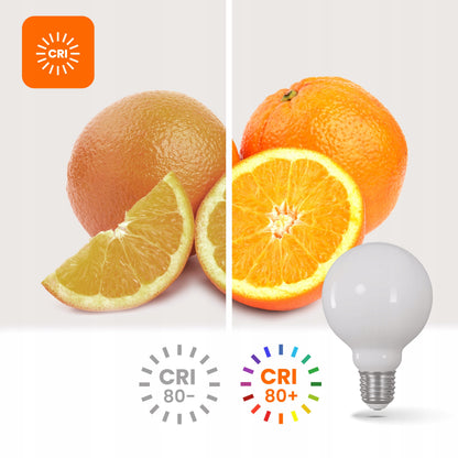 Bílá LED žárovka E27 8 W, 720 lm, 2700 K – teplá bílá