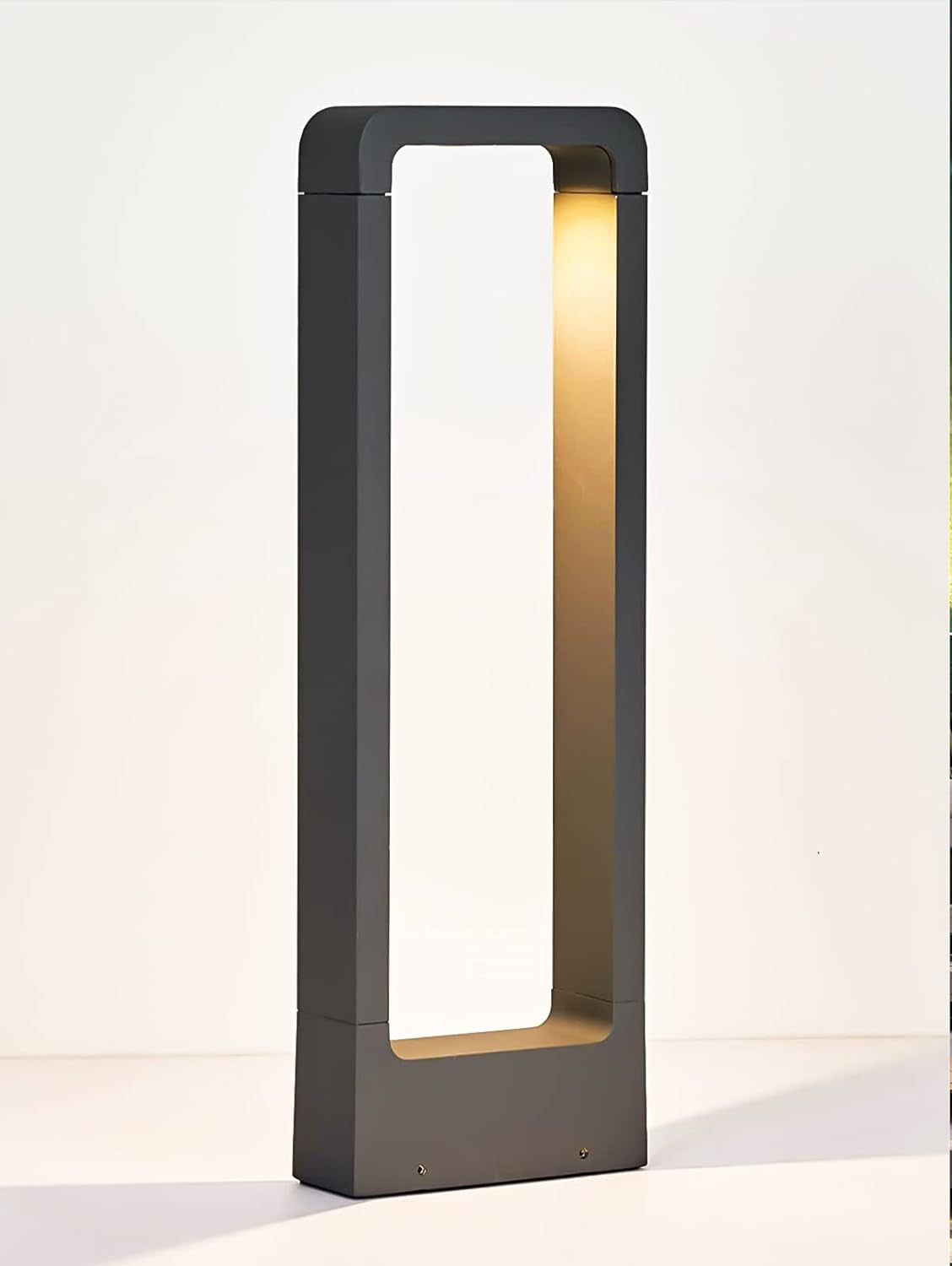 Černý venkovní osvětlovací sloupek 80 cm – neutrální bílá, IP44