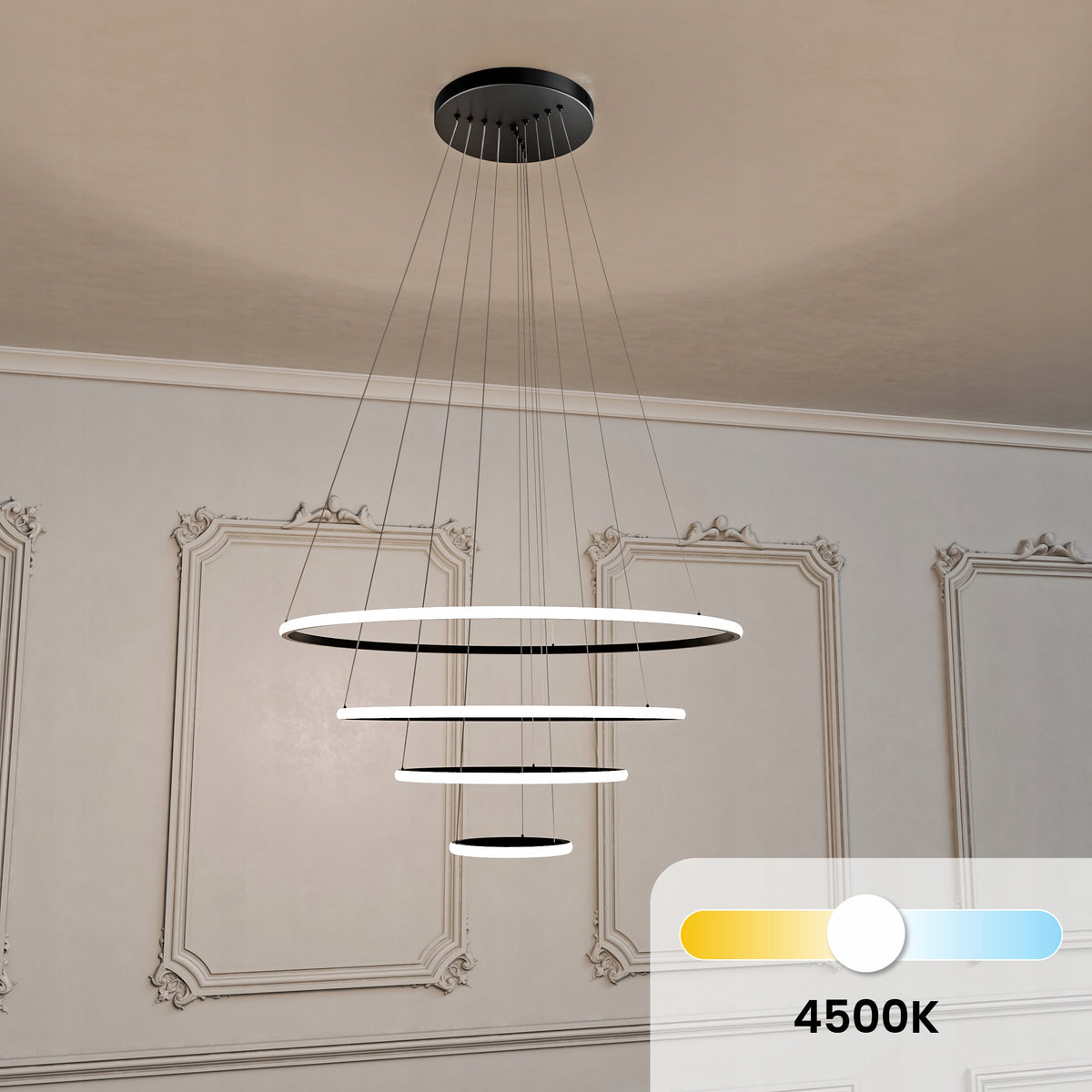 LED závěsné svítidlo 99 W, 7920 lm
