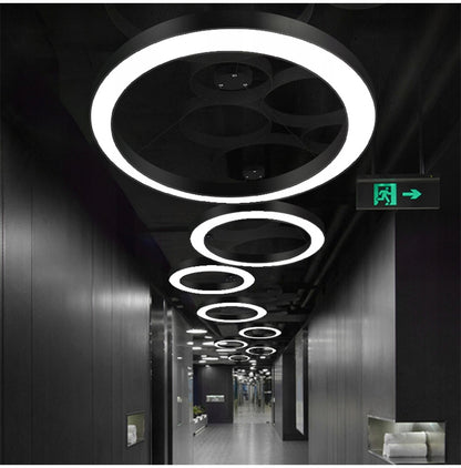 Kulaté kancelářské závěsné LED svítidlo 60 W, 80 cm