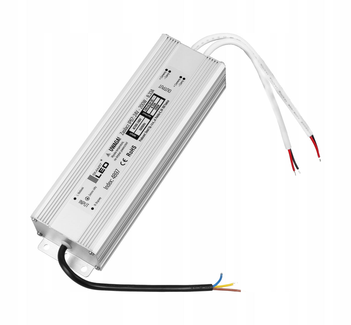 LED napájecí zdroj 24 V, 200 W, IP67