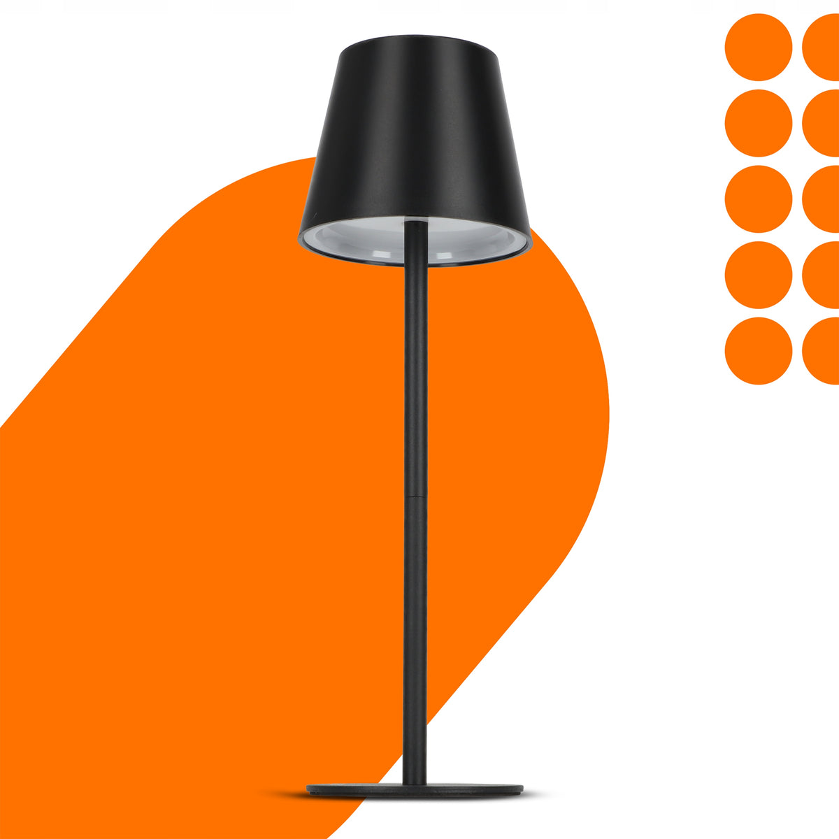 LED stolní lampa, s dotykovým ovládáním, stmívatelná, 3 režimy barvy světla