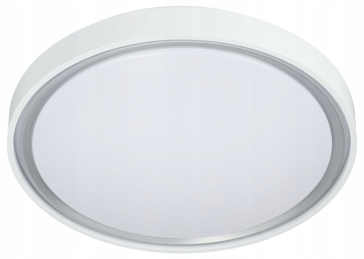 Bílé kulaté stropní LED svítidlo 30 W, 40 cm