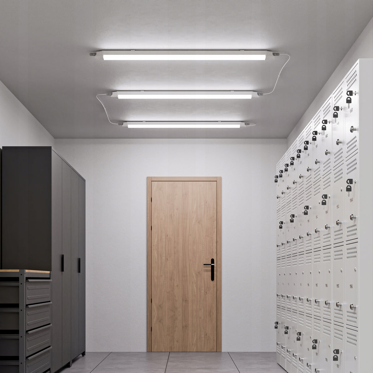 Prachotěsné LED svítidlo 40 W, 6400 lm, 120 cm