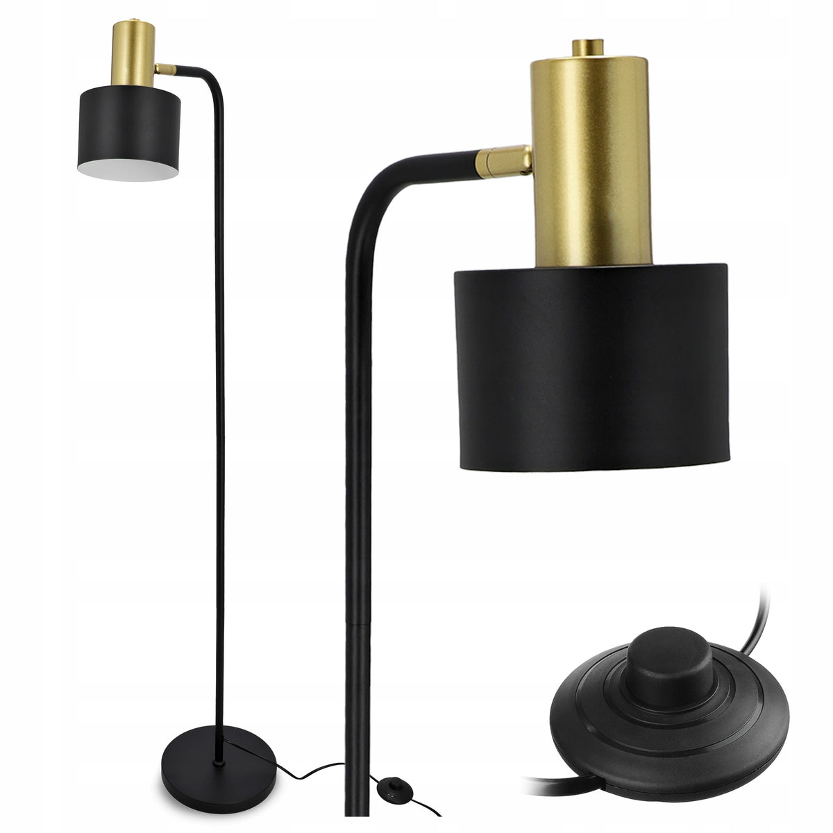 Stojací lampa E27 140 cm