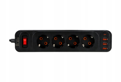 Prodlužovací kabel 230 V, 5 m, USB
