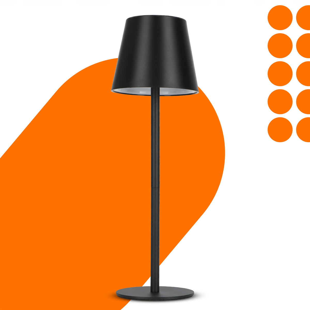 LED stolní lampa, s dotykovým ovládáním, stmívatelná, 3 režimy barvy světla