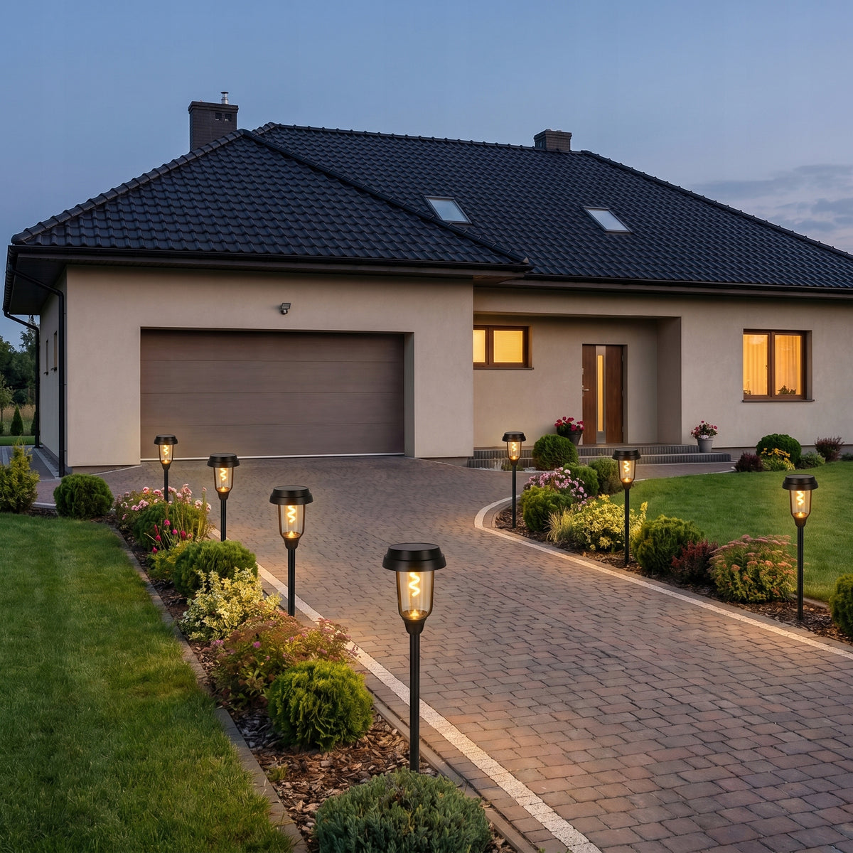 LED solární zápichové svítidlo 2700 K, IP65