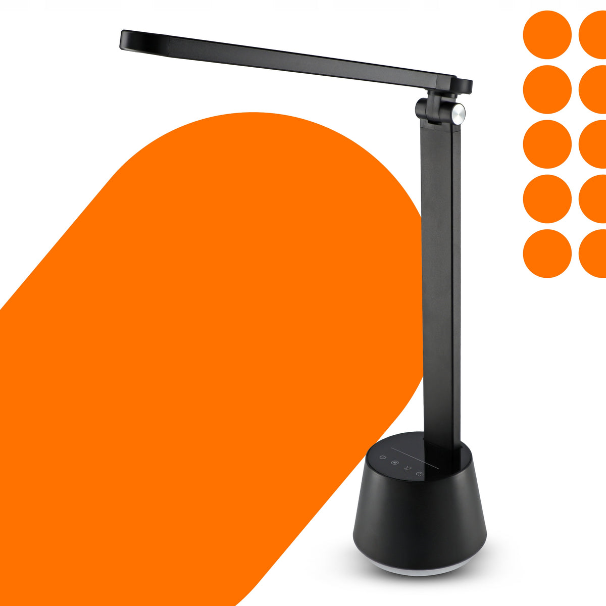 LED stolní lampa 10 W, s dotykovým ovládáním, stmívatelná, nastavitelná