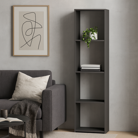 Regál LONI 160 × 40 cm – šedá