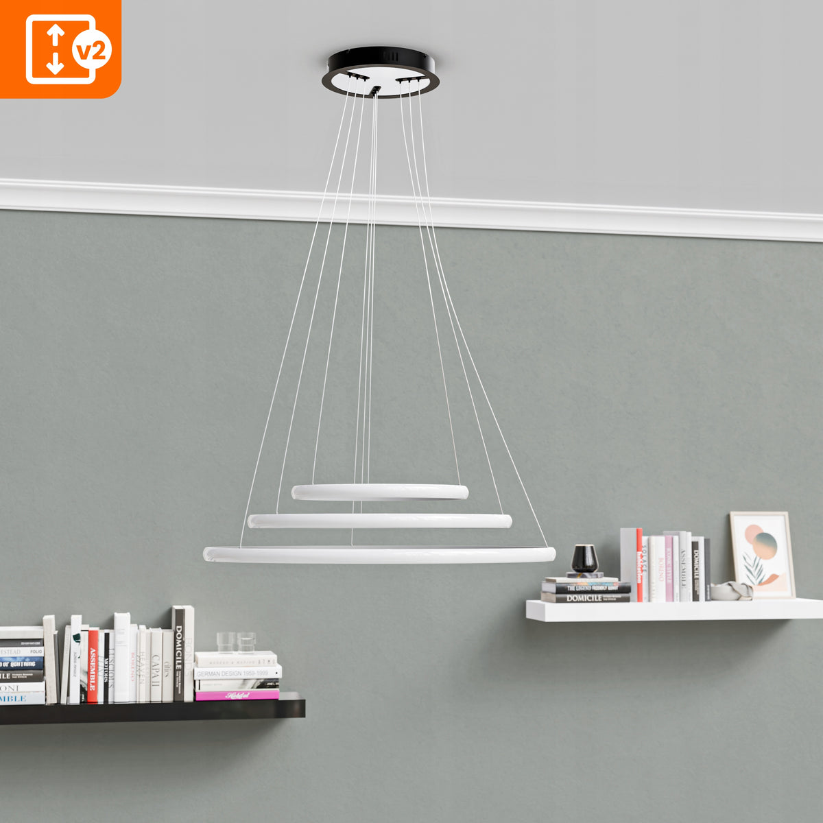 Kancelářské závěsné LED svítidlo 182 W