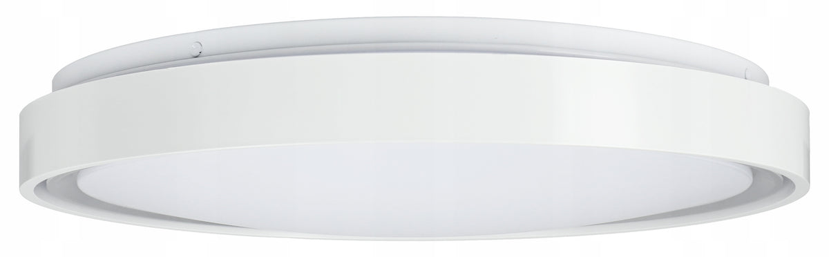 Bílé kulaté stropní LED svítidlo 30 W, 40 cm