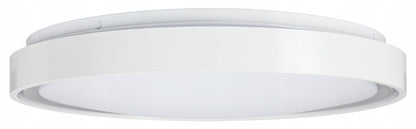 Bílé kulaté stropní LED svítidlo 30 W, 40 cm